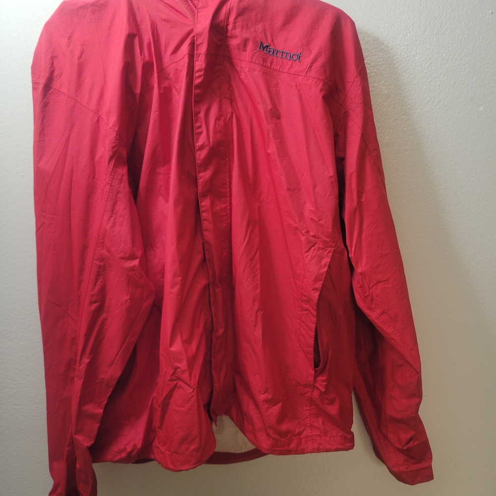 Marmot Red Windbreaker Jacket